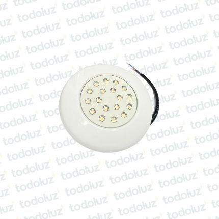 Spot Led Embutir p/Piscina 12W Luz Calida p/ Rosca 1/2´ 12Vdc