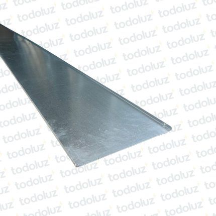 Tapa p/ Bandeja Portacable 300mm (x.tira/3mts) Cominsa