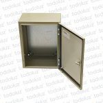 Gabinete Ext Metal 400x300x200mm Beige IP66 c/ Placa de Montaje Myl