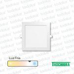 Panel Led Cuadrado p/ Embutir 18W Luz Fria 6500°k Taschibra