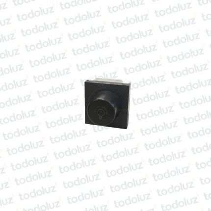 Mod. Dimmer 36mm (1.1/2mod) 300W 250Vac Negro Ek
