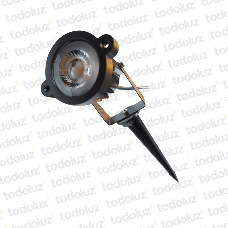 Spot c/ Jabalina Led COB 5W Luz Verde 220Vac