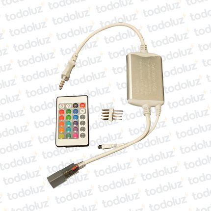Kit p/ Manguera Led Multicolor RGB 17mm (Pin 12mm) c/ Control 220Vac MG