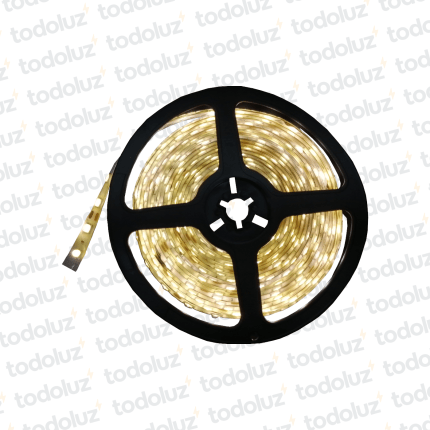 Cinta Led 10mm Siliconado IP65 Luz Calida (60chip*50x50) 12W/m 12Vdc (x.Rollo/5mts)