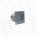 Aplique Señalizador de Embutir 100x100mm Platil 1*G9 (57.066)