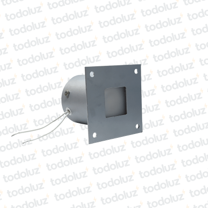 Aplique Señalizador de Embutir 100x100mm Platil 1*G9 (57.066)