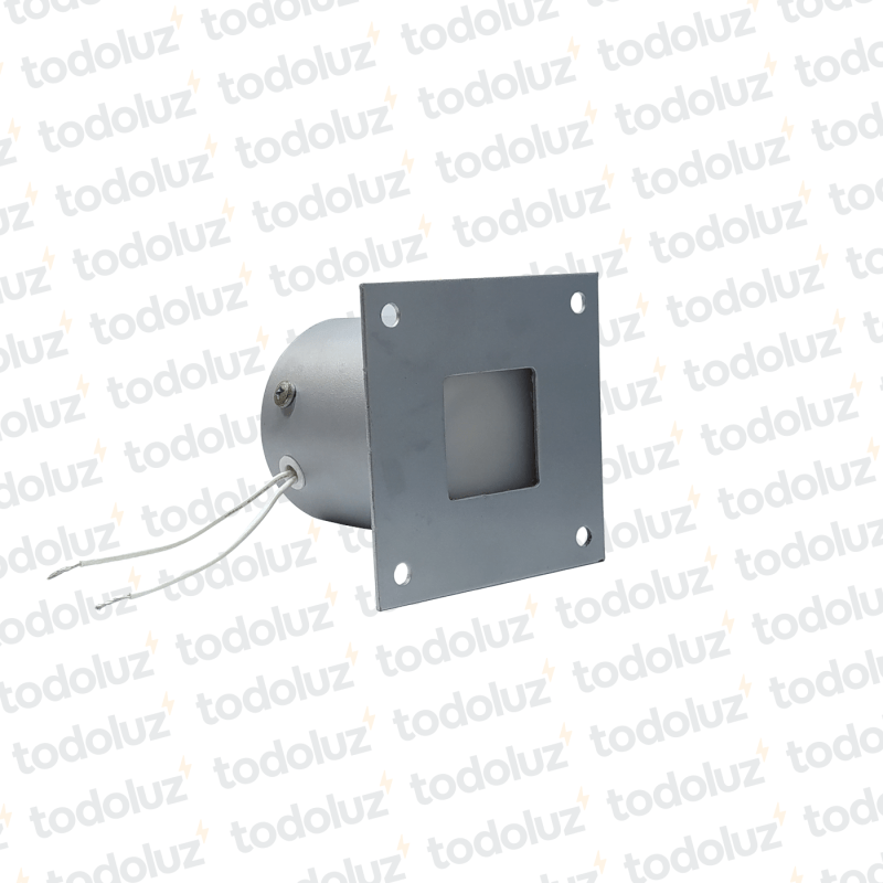 Aplique Señalizador de Embutir 100x100mm Platil 1*G9 (57.066)