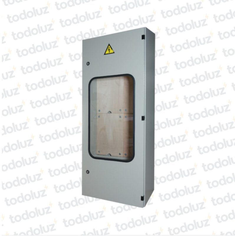 Gabinete Ext Metal p/ 4 Medidores Monof/Trif Beige Cominsa