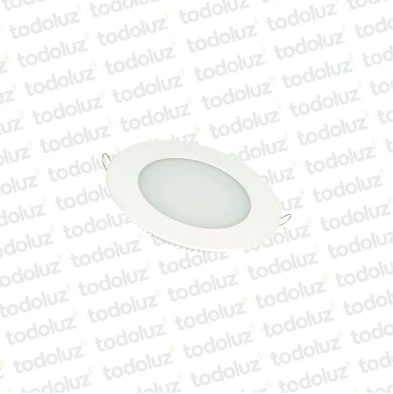 Panel Led Redondo p/ Embutir 12W Luz Fria 6500°k Taschibra