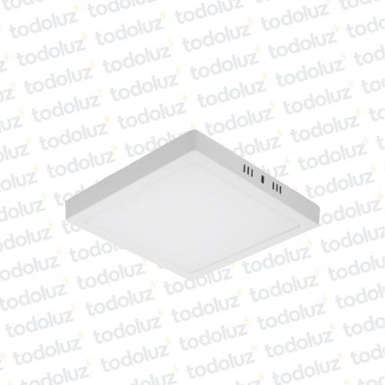 Panel Led Cuadrado p/ Adosar 18W Luz Fria 6500°k Taschibra