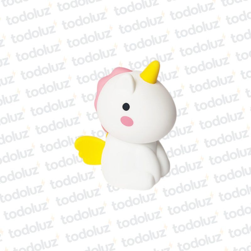 Luminaria de Mesa Unicornio Touch Portatil USB 5Vdc 0.5W RGB+3000°k (56.217)