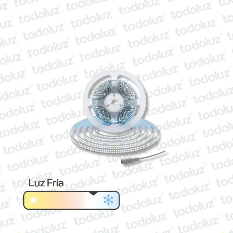 Cinta Led 15mm Luz Fria (480chip*38x25) 48W/m 12Vdc (x.Rollo/5mts)