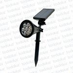 Spot Led c/ Jabalina 1.5W Luz Calida c/ Panel Solar
