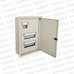 Tablero Embutir Metal Din 24 Modulos c/ Distribucion RST+N+T 63A Beige Cominsa