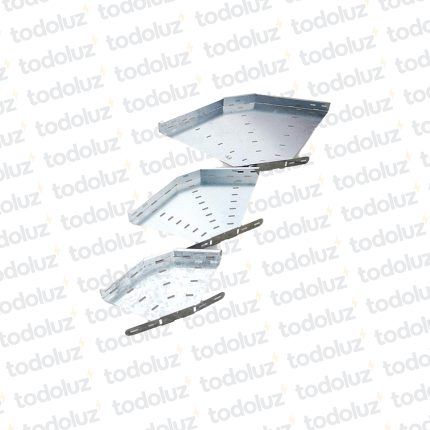 Curva Horizontal p/ Bandeja Portacable T. Ranurado 150x50mm Cominsa