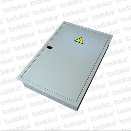 Tablero Embutir Metal Din 60 Modulos c/ Distribucion RST+N+T 250A Beige Cominsa