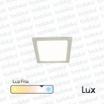 Panel Led Cuadrado p/ Embutir 12W Luz Fria 6500°k MG Lux
