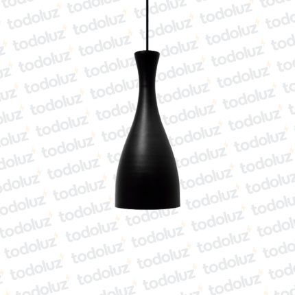 Colgante T. Cono Negro F. Negro 1*E27 (54.458) 5343