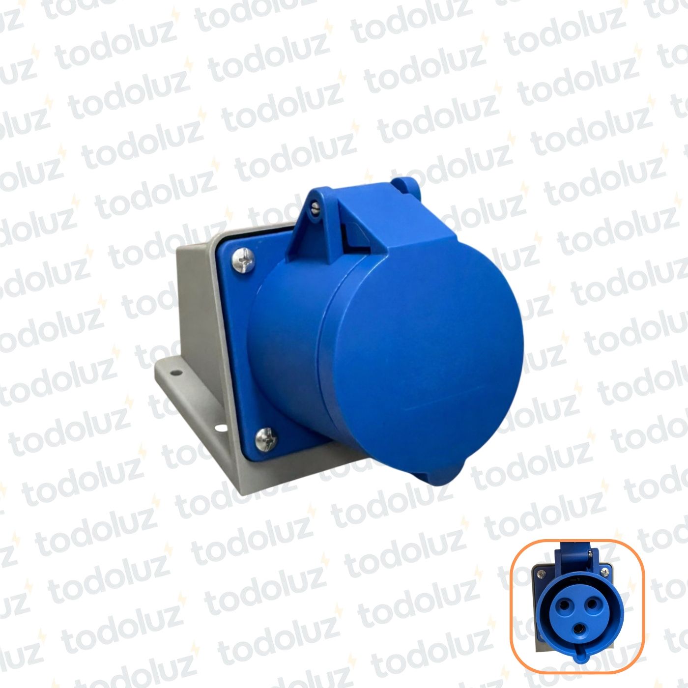8365a1c8-4e10-4944-a8fd-82fb0444389b-7150.jpg Tomacte. Adosar Industrial 6H 2x32A+T (3 Pin) IP44 200-250V Azul Qi