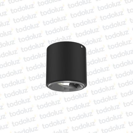 Spot Adosar Redondo Negro p/Lamp. AR111 1*GU10
