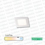Panel Led Cuadrado p/ Embutir 6W Luz Fria 6500°k Taschibra