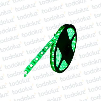 Cinta Led 10mm Luz Verde (60chip*50x50) 12W/m 12Vdc (x.Rollo/5mts)