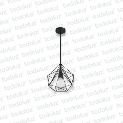 Colgante Estilo Vintage Tipo Diamante Negro 1*E27 (54.999)