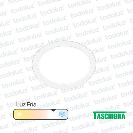 Panel Led Redondo p/ Embutir 24W Luz Fria 6500°k Taschibra