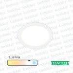 Panel Led Redondo p/ Embutir 24W Luz Fria 6500°k Taschibra