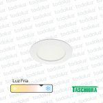 Panel Led Redondo p/ Embutir 6W Luz Fria 6500°k Taschibra