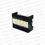 Aplique Ext. Bidireccional Negro 4LED 4W 3000°k c/Diseño Frontal (57.473)