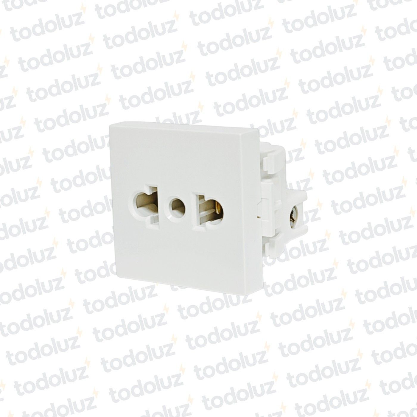 bfbb5e22-8479-4e26-89b3-91cbb856f404-11621.jpg Mod. Tomacte. 36mm (1.1/2 Mod) Euroamericano + T 10/16A 250V Blanco Ek