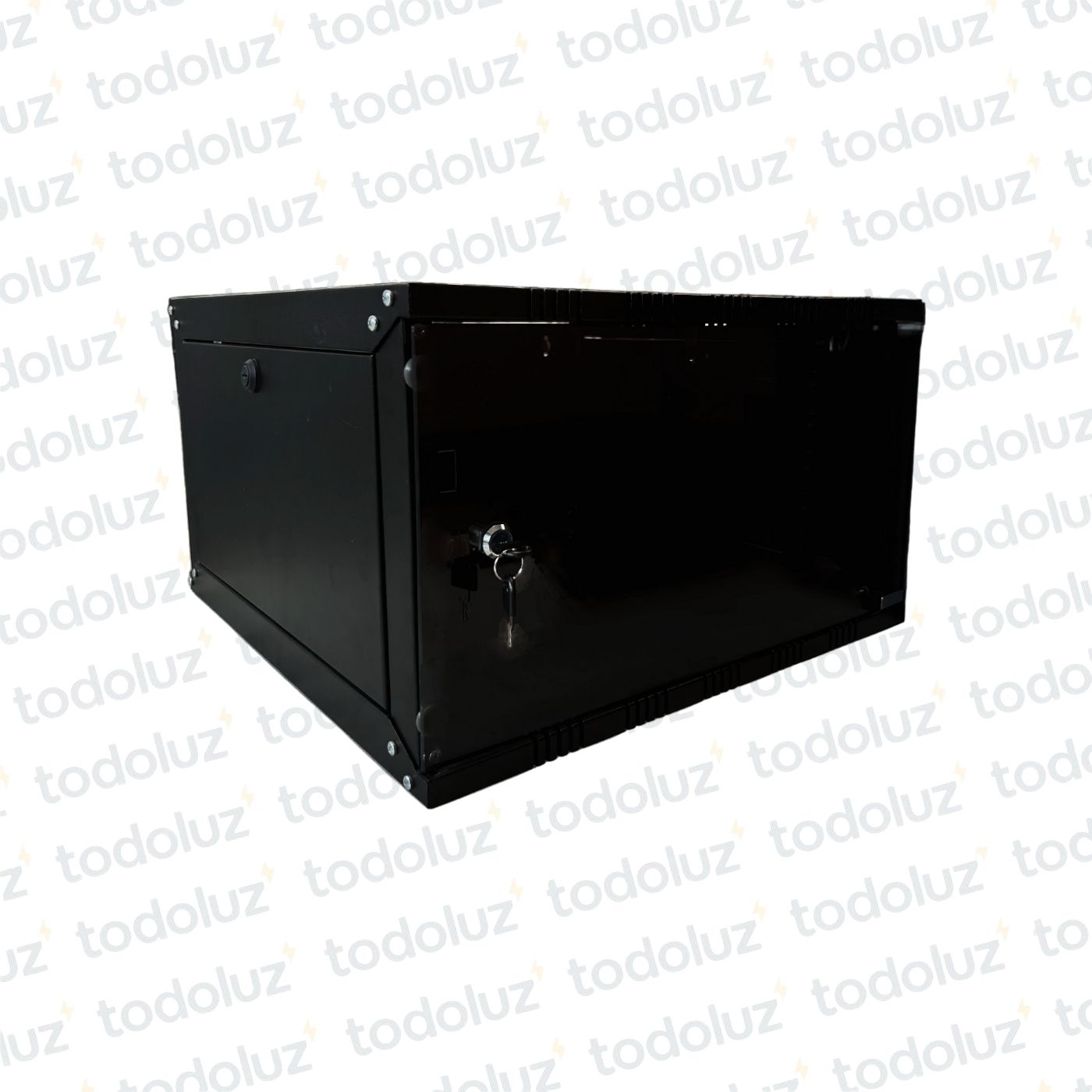 c384e2ce-c0da-4e68-96a3-122465e6d2ac-9985.jpg Rack Metal de Pared 6U x 550mm 19´ Negro c/ Tapa Vidrio