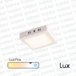 Panel Led Cuadrado p/ Adosar 12W Luz Fria 6500°k MG Lux