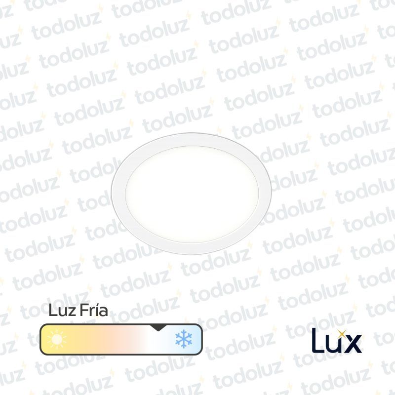 Panel Led Redondo p/ Embutir 18W Luz Fria 6500°k MG Lux