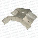 Curva Vertical Externa p/ Bandeja Portacable T. Ranurado 200x50mm Cominsa