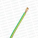 Cable Multifilar 6mm² Verde/Amarillo 750V Antillama (x.1Metro) Inpaco