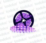 Cinta Led 10mm Luz Ultravioleta UV (60chip*50x50) 12W/m 12Vdc (x.Rollo/5mts)