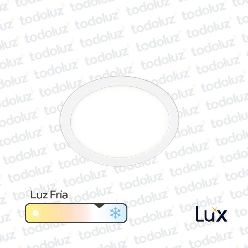 Panel Led Redondo p/ Embutir 24W Luz Fria 6500°k MG Lux