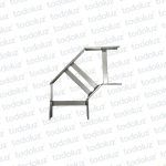 Curva Horizontal p/ Bandeja Portacable Escalera 300x60mm Chapa n° L#18/C#20 Cominsa