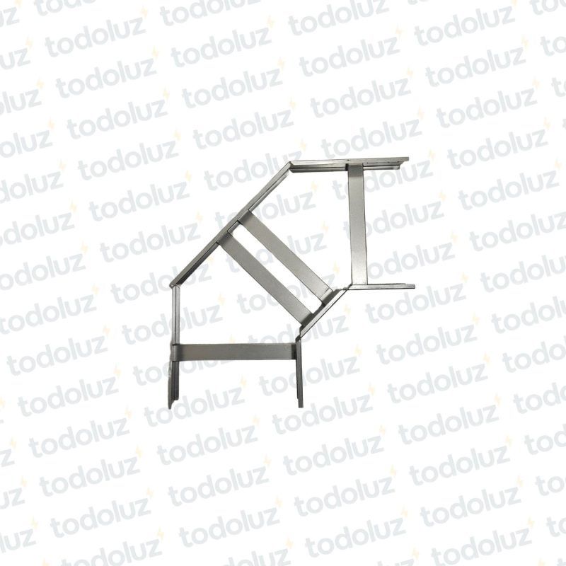 Curva Horizontal p/ Bandeja Portacable Escalera 300x60mm Chapa n° L#18/C#20 Cominsa