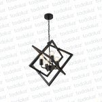 Colgante Geometrico Cuadrados Entrelazados 4*E27 (54.1145)