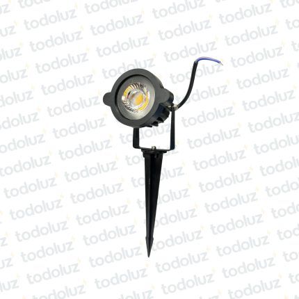 Spot c/ Jabalina Led COB 5W Luz Calida 220Vac