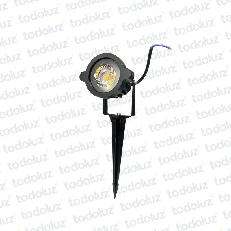 Spot c/ Jabalina Led COB 5W Luz Calida 220Vac