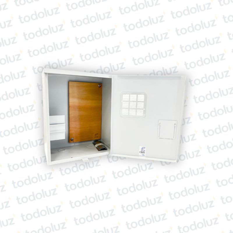 Caja p/ 1 Medidor Trifasico Exterior Metal Beige Cominsa
