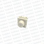 Mod. Dimmer 36mm (1.1/2mod) 300W 250Vac Blanco Ek