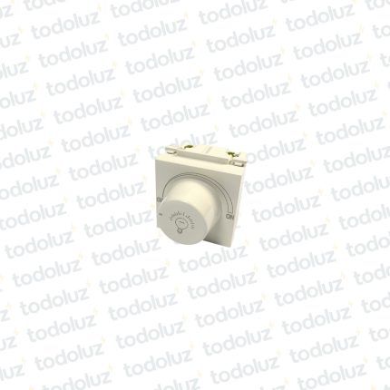 Mod. Dimmer 36mm (1.1/2mod) 300W 250Vac Blanco Ek