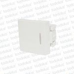 Mod. Int. 36mm (1.1/2mod) Unipolar 10A 250V Blanco Ek