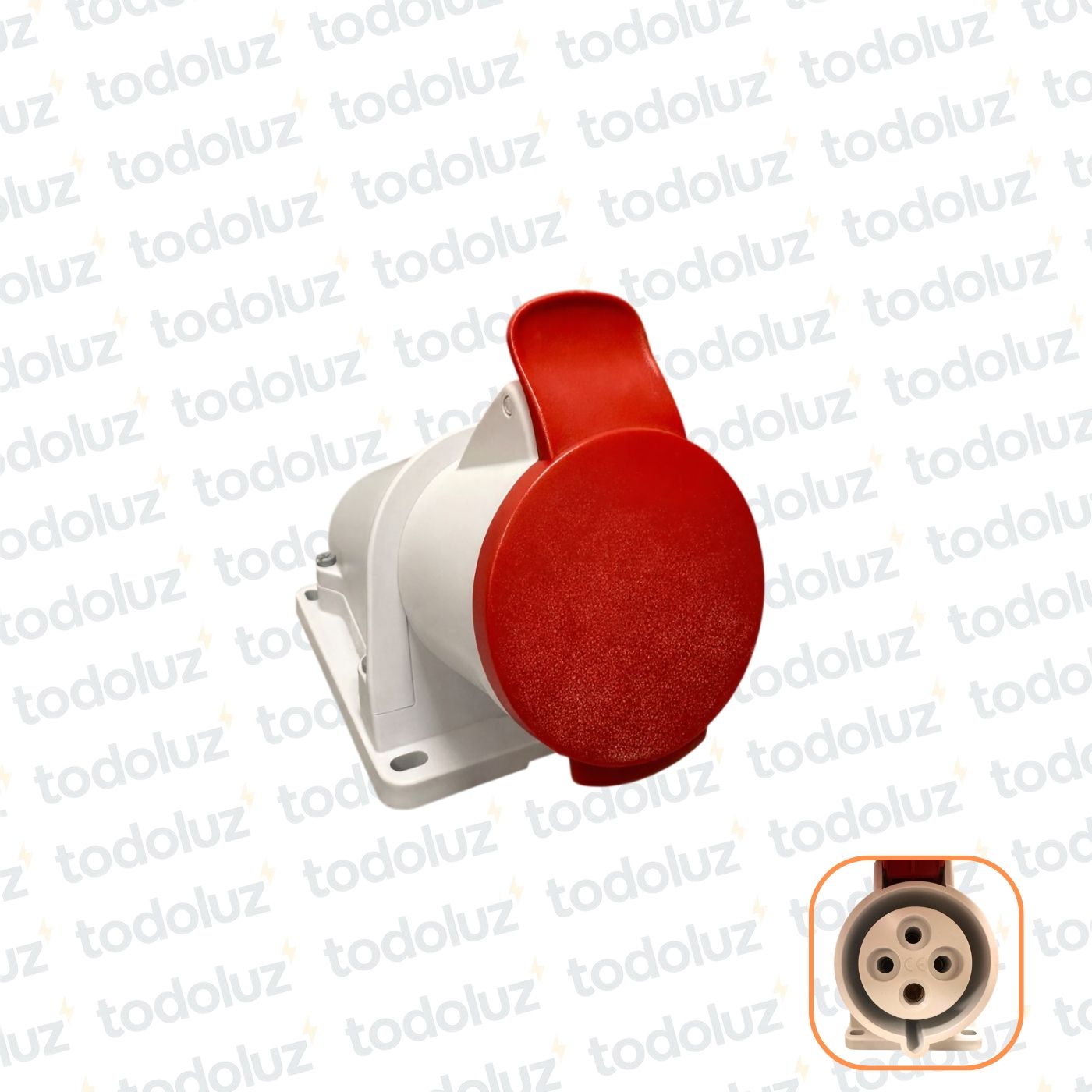 ff6f843f-32e4-4db3-b2c6-0a49b8571073-9123.jpg Tomacte. Adosar Industrial 6H 3x32A+T (4 Pin) IP44 380-415V Rojo Schneider