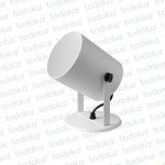 Spot Adosar Movil Redondo Blanco p/Lamp. Par30 1*E27
